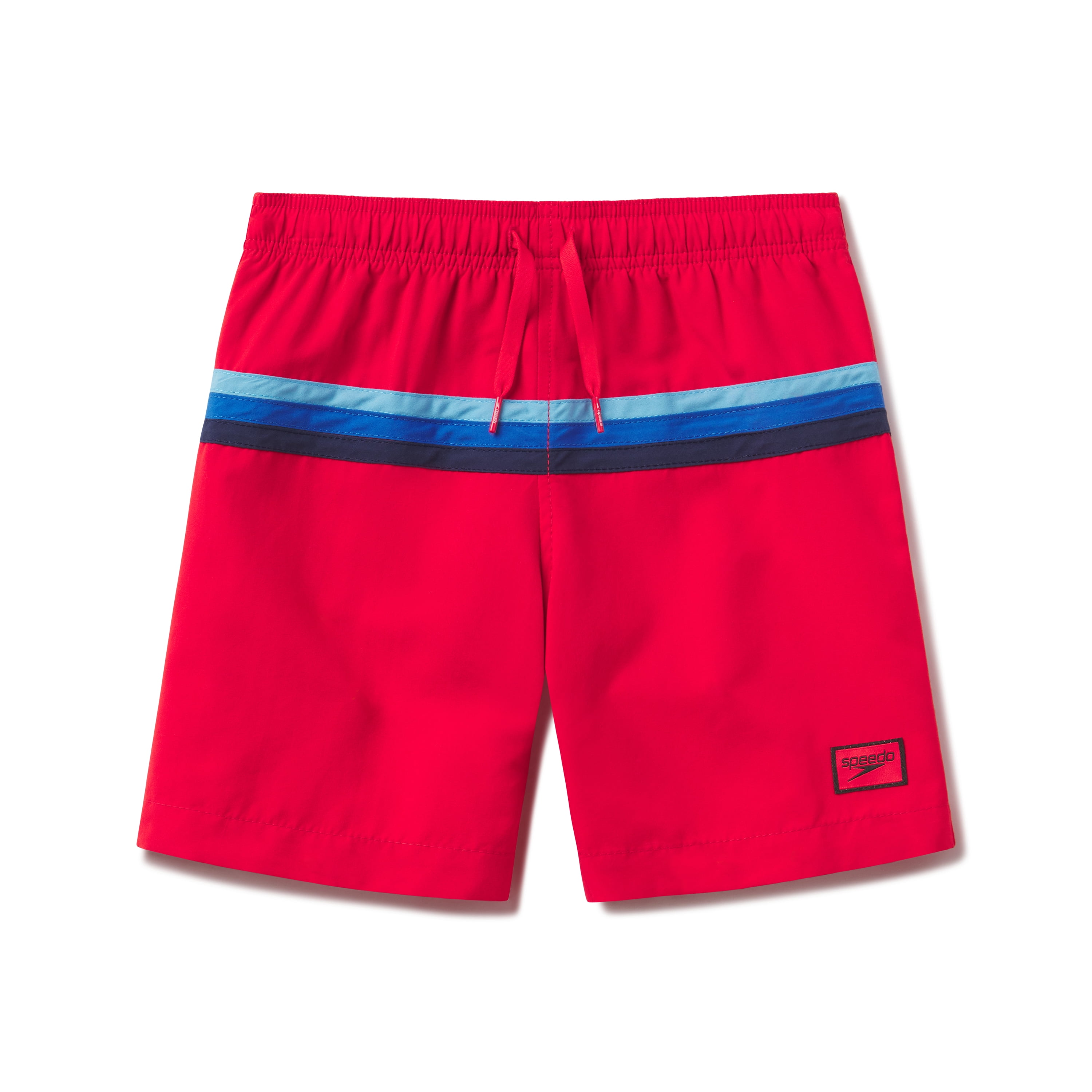Speedo Boy's UV Protection Colour Block Redondo Volley 15" Swim Short - High Risk Red, Size L