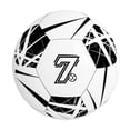 thumbnail image 1 of ziyahi Waterproof Durable Size 5 Machine-Stitched Soccer Ball Widely Football Training Unique Appearance black, 1 of 6