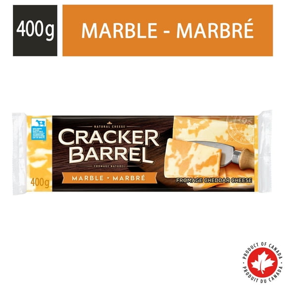 Cracker Barrel Fromage Cheddar Marbré, 400g