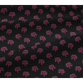 thumbnail image 5 of oneOone Viscose Jersey Fabric Floral & Flying Swan Block Print Sewing Fabric BTY 60 Inch Wide, 5 of 5