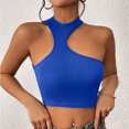 thumbnail image 5 of LSLJS Fashion Women Sleeveless Garment Comfortable Breathable Round-Neck Blouses Tops, Womens Tank Tops, 5 of 5