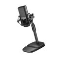 thumbnail image 3 of Support de Microphone de Bureau Amélioré, Support de Micro de Bureau Réglable Antidérapant, Support de Micro de Table avec Fente pour Téléphone et Tablette pour Diffusion en Direct Karaoké, 3 of 8