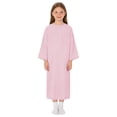 thumbnail image 2 of vastwit Garçons Filles Robe d'Hôpital Dos Ouvert à Boutons-Pression Manches Longues Robe Post-Opération de l'Épaule Vêtement Adaptatif Rose 10, 2 of 7