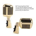 thumbnail image 4 of Microphone Dynamique Vintage, Microphone Style Rétro Classique, Microphone Directionnel en Alliage de Zinc Auto-Tirant pour Fête KTV, 4 of 7