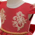 thumbnail image 4 of Robes de Demoiselles d'Honneur pour Filles Tout-Petits Princesse Robe de Fête de Mariage, 4 of 6