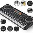 thumbnail image 2 of lionlar Piano for Kids with Microphone 6 Beginner Digital Piano / Keyboard for, 2 of 9
