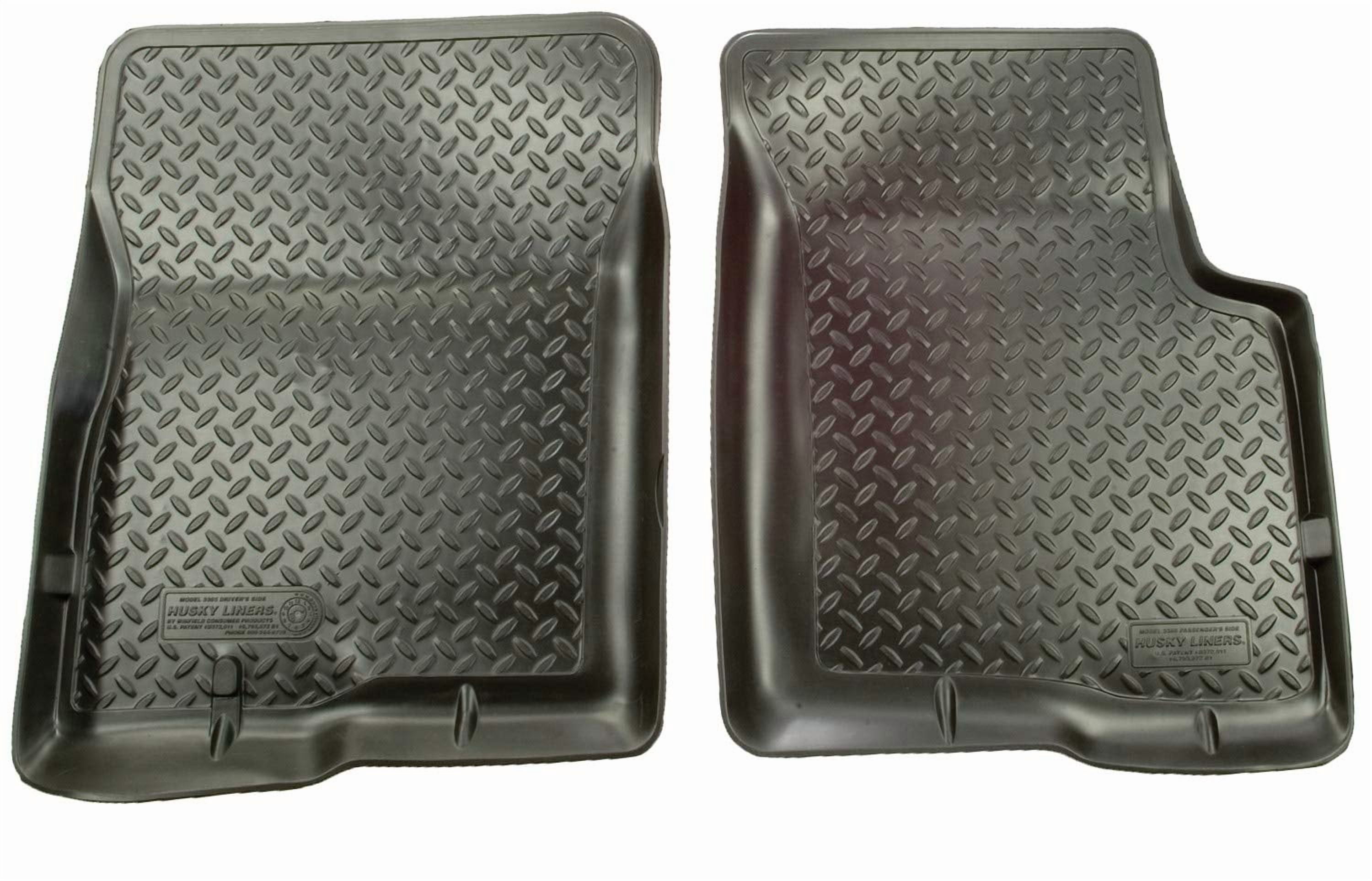 Husky Liners Classic Style Series | Front Floor Liners - Black | 33711 | Fits 1998-2004 Ford Ranger Standard/2 or 4 Door SuperCab 2 Pcs