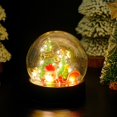 thumbnail image 1 of Christmas Decorations Outdoor Desktop Ornament Christmas Globe With LED Lights Globe Decor With Santa Christmas Tree & Festive Scenes For Holiday Home Decor Desktop dress up, 1 of 6