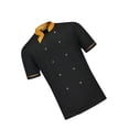 thumbnail image 2 of letairis Polyester Lavable en Machine et Durable - Tablier de Poche en Tissu Respirant Résistant à l'Usure Professionnel Confortable Noir XXL, 2 of 6