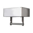 thumbnail image 1 of Stainless Steel Wall Mounted Bathroom Organizer with Flushable Wipe Dispenser and Storage Shelf, 1 of 9