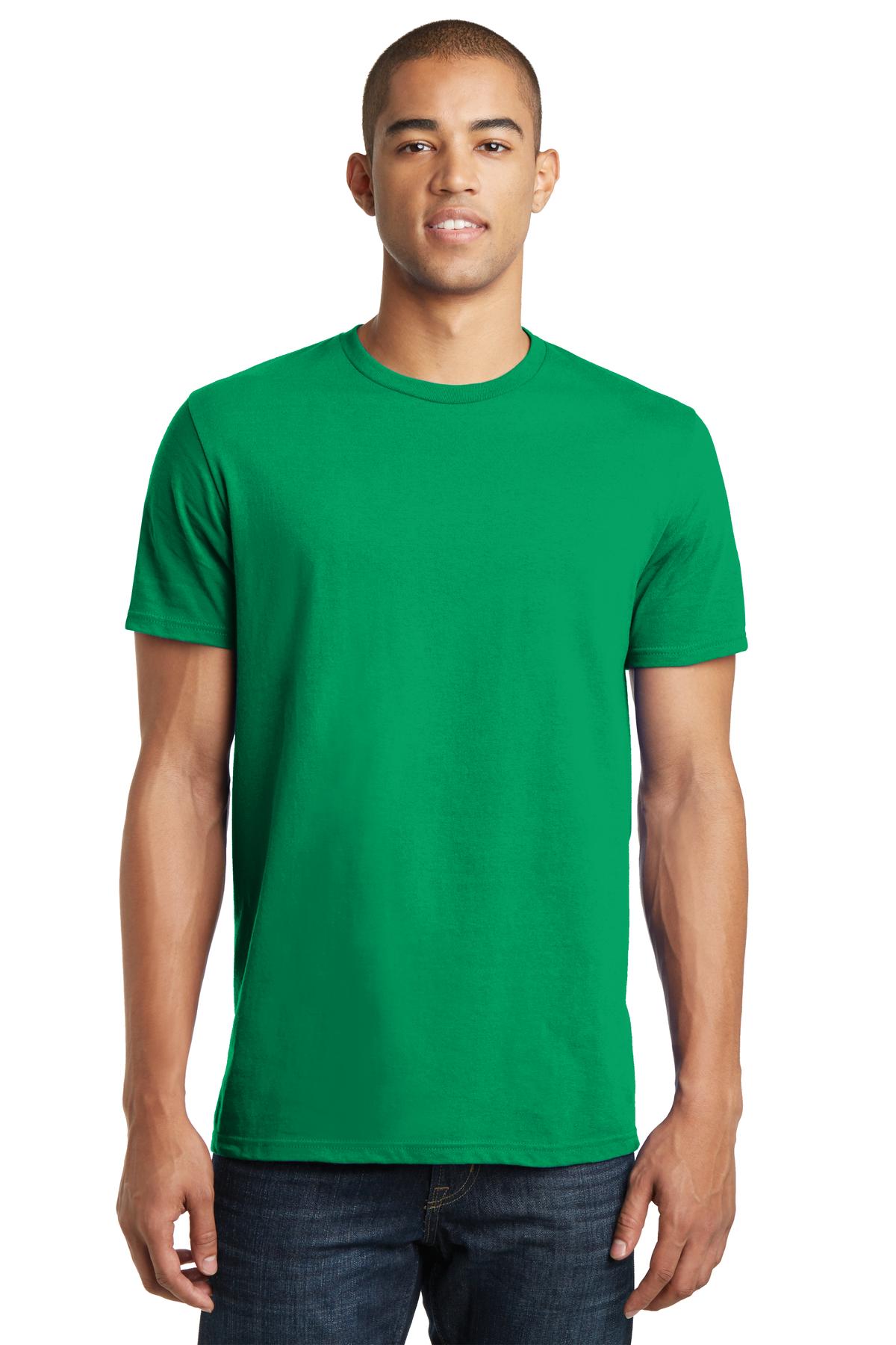 District Threads T-Shirt de Concert pour Jeunes Hommes Vert Kelly 2TG