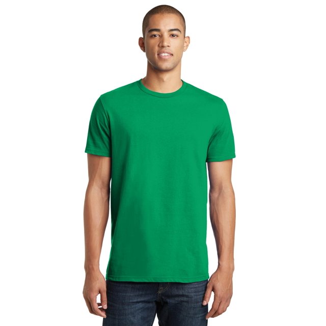 District Threads T-Shirt de Concert pour Jeunes Hommes Vert Kelly 2TG