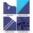 thumbnail image 3 of Charmo Mens Long Sleeve Swim Shirts Sun Protection UPF 50+ Rashguard Athletic Workout Hiking Swimwear Tops, 3 of 9
