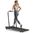 thumbnail image 1 of Sunny Health & Fitness Treadpad Pacer Dual Mode Walking/Running Treadmill with 6-Level Auto Incline, Remote Control & Exclusive SunnyFit App Enhanced Bluetooth Connectivity, 1 of 7