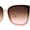 Ivory Brown Pink, variant on Womens Glitter Oversize Cat Eye Inset Lens Designer Sunglasses Beige Purple Pink