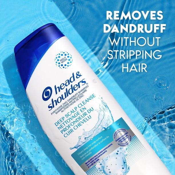 Head & Shoulders Deep Scalp Cleanse Anti-Dandruff Shampoo - Walmart.ca