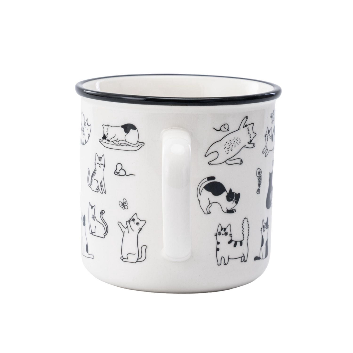 Mainstays Tasse en céramique pour chats, 20,96 oz, 1 Pièce