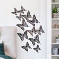 thumbnail image 4 of Dvkptbk Wall Stickers 12PCS Metal Texture Hollow Wall Sticker Home Decor on Clearance, 4 of 6