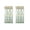 Yellow, variant on Peony Curtain Gauze for Glass Door, Staron 39.37x78.74 Inch Sheer Curtains 2 Panels, Light Filtering French Window Drapes for Bedroom Living Room with Hanging Lace Trim, Purple