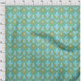 thumbnail image 3 of oneOone Tissu Polyester Lycra Rayé & Paisley Imprimé Ikat au Mètre 56 Pouces de Large, 3 of 4