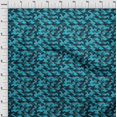 thumbnail image 4 of oneOone Georgette Viscose Blue Fabric Abstracts Sewing Craft Projects Fabric Prints By Yard 42 Inch Wide, 4 of 4