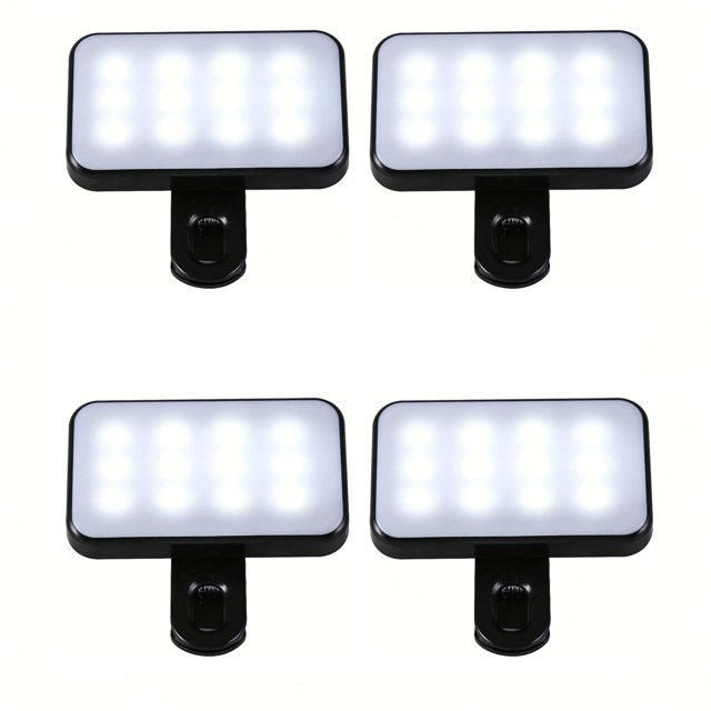 From Xiao Bei strict selection Mini Selfie Video Conference Fill Light Portable 3 Modes Rechargeable Adjustable Brightness For Mobile Phone Computer Fill Light