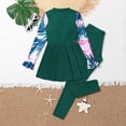 thumbnail image 5 of Sunnyoo Big Girls UPF50+ Swimsuit Long Sleeve Rash Guard Pants Swimwear Set, Sizes 7-12, 5 of 5