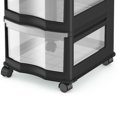 thumbnail image 5 of Life Story Classic 3 Shelf Storage Container Organizer Plastic Drawers, Black, 5 of 5