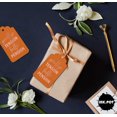 thumbnail image 4 of Inkdotpot Good Bye Tension Hello Pension Retirement Bottle Tag Real Rose Gold Foil Favor Hang Tags Pack Of 100, 4 of 6