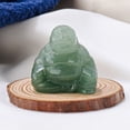 thumbnail image 2 of Birdeem Figurines Feng Shui de Buddha Rieur Heureux en Cristal Sculpté Richesse, 2 of 12