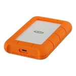 LaCie Rugée USB-C STFR5000800 - Disque dur - 5 TB - externe (portable) - USB 3.1 Gen 1 (USB-C connecteur) - avec 2 ans Plan de service de récupération des données de sauvetage
