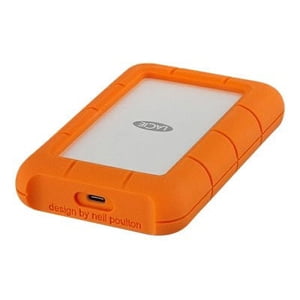 LaCie Rugée USB-C STFR5000800 - Disque dur - 5 TB - externe (portable) - USB 3.1 Gen 1 (USB-C connecteur) - avec 2 ans Plan de service de récupération des données de sauvetage