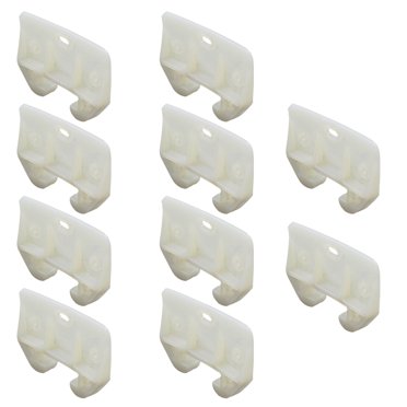 10pcs Plastic Drawer Track Guides Slides Replacement Furniture Parts