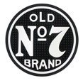 thumbnail image 1 of Jack Daniels Jack Daniels 35107 Noir Vieux No 7 Tapis de Bar Rond, 1 of 2