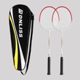 thumbnail image 2 of 2 Pieces Badminton Racket Set Badminton Equipment Durable Badminton Racquet for Adults and Teenagers Playing Backyard Game Practice with Bag, 2 of 10