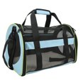 thumbnail image 1 of Cat Carrier Bag, Pet Travel Bag Portable  Ventilation Iron Frame Zip  For Outdoor Light Blue,Light Gray,Light Pink, 1 of 8