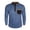 Blue, variant on Men's Business Casual Shirt Mens Casual Dress Shirts Mens Dress Casual Shirts Mens Long Sleeve Tee Mens Fall Shirts(XL)