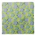 thumbnail image 4 of Bimba Green Grouper Fish Ocean Pure Silk Printed Head Bandanas Summer Neck Wrap Scarf 40 x 80 Inches, 4 of 6