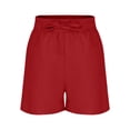 thumbnail image 1 of Shorts pour Tout-Petits Rouges à Taille Élastique, Cartwheel, Vêtements d'Été pour Bébé Fille, Vêtements pour Tout-Petits Filles 5-6 Ans, 1 of 5