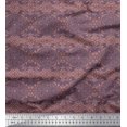 thumbnail image 1 of Soimoi Georgette Viscose Fabric Floral Mandala Decor Fabric Printed Yard 42 Inch Wide, 1 of 3