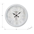 thumbnail image 4 of Monarch Specialties I 9043 - Horloges, Ronde de 20 Pouces, Horloge Murale, Gris, Transitionnel, 4 of 4