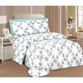 thumbnail image 3 of Beverly Hills 1800 Series Ultra Soft Printed 6 PC Sheet Set (King, Laurel), 3 of 3