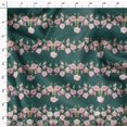 thumbnail image 4 of Soimoi Green Velvet Fabric Flowerpecker & Floral Panel Fabric Prints by Yard 58 Inch Wide, 4 of 5