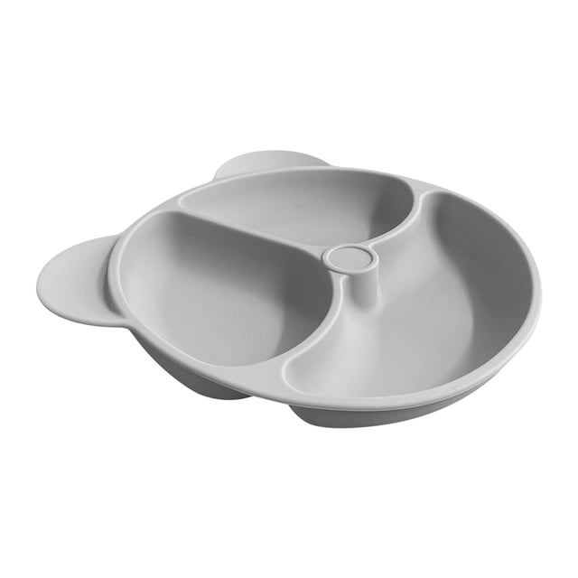 Agiferg Children's Silicone Dinner Plate All-in-one Divided Food Supplement Suction Cup Bowl Tableware