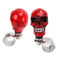 thumbnail image 4 of Skull Steering Wheel , Wear Resistant Durable Fade Proof Steering Wheel Control Knob  Driving  For Car Black,Red, 4 of 8