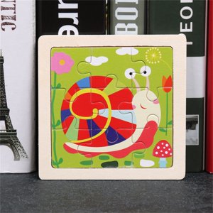 EGNMCR Jouets Puzzle, Convient aux enfants de 2 à 7 ans Puzzles en bois Cadeaux pour les garçons et les filles Jouets d'apprentissage préscolaire Puzzler en bois cadeaux d'anniversaire pour les enfants