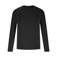 thumbnail image 4 of AherBiu Chandails à Manches Longues pour Hommes Légers à Séchage Rapide Protection Solaire T-Shirts d'Entraînement Athlétiques de Randonnée, 4 of 6