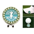 thumbnail image 4 of pitrice Zinc Alloy Golf Ball Markers Training Aids Hat Clip Anti-rust Putt Sign C, 4 of 5
