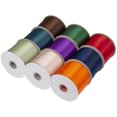 thumbnail image 3 of Joycrosso Navy Ribbon 4 Inch Wide Thick Fabric Ribbon, 50 Yards Double Faced Satin for Chair Sash Bows Making Bouquet Sewing Christmas Decoration, 3 of 7
