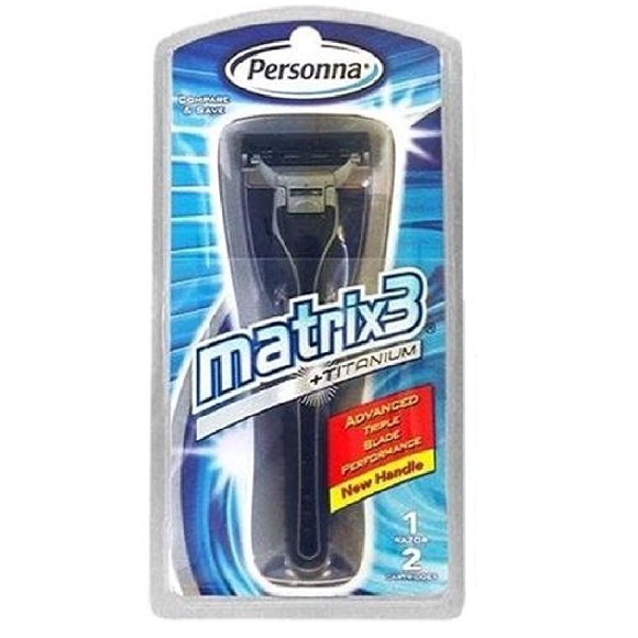 Personna Matrix3 Advanced Triple Blade Razor Handle